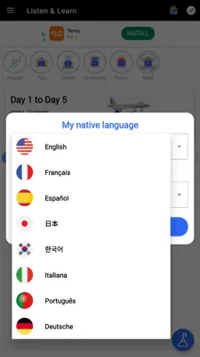 Learn English android App screenshot 1